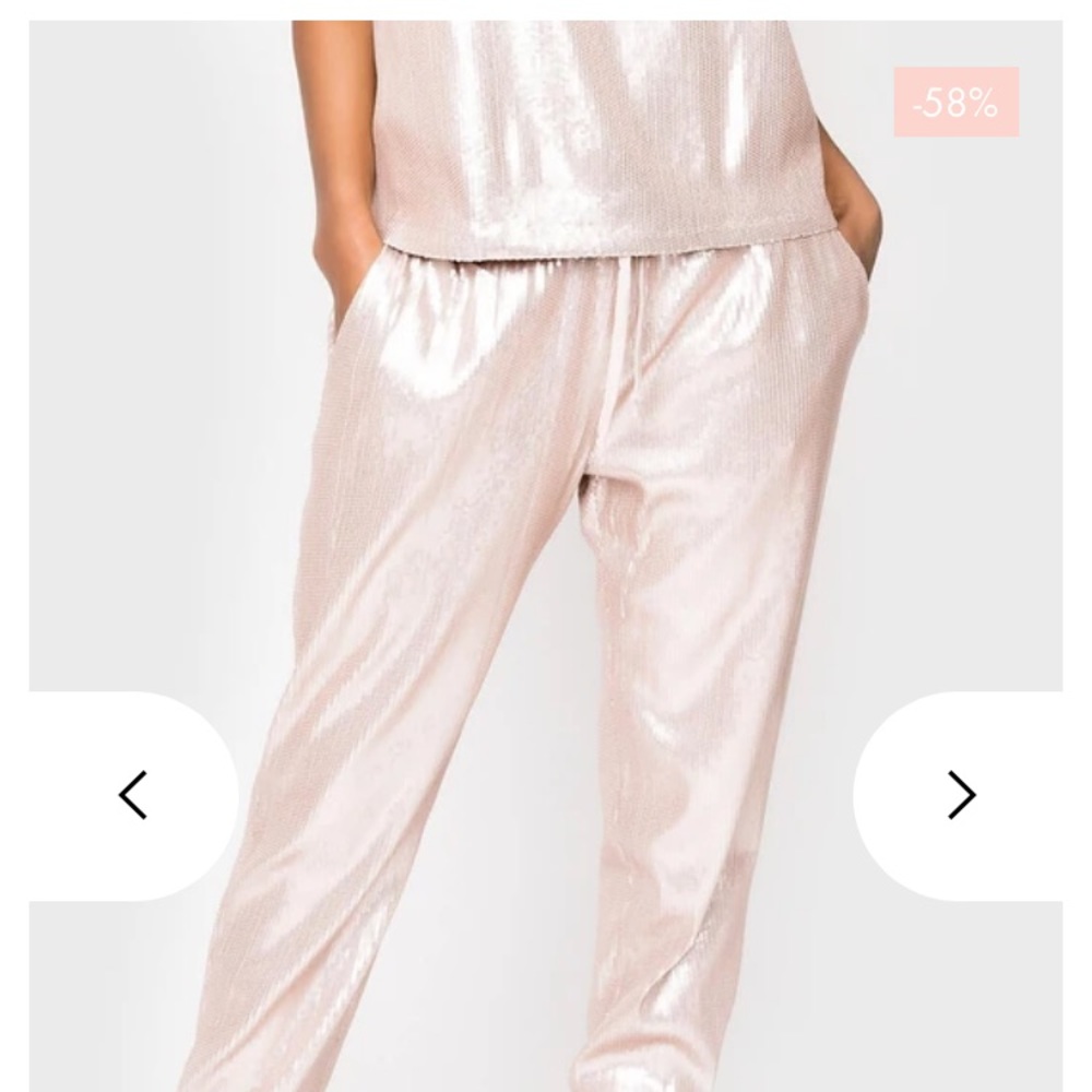 Gibsonlook sz S sequin joggers. BNWT